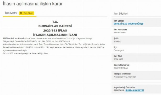 Foto - Kötü haber! 20 yıllık ünlü Türk şirketi iflas etti