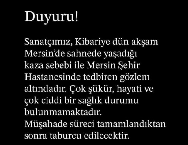 Foto - Kötü haberi Bakan Fahrettin Koca duyurmuştu! Kibariye’den ilk açıklama geldi