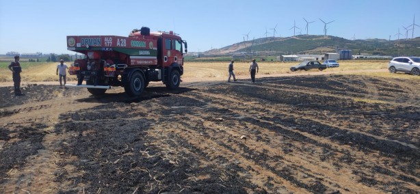 Foto - Kötü haberler peş peşe geliyor! Bir tarla daha yandı
