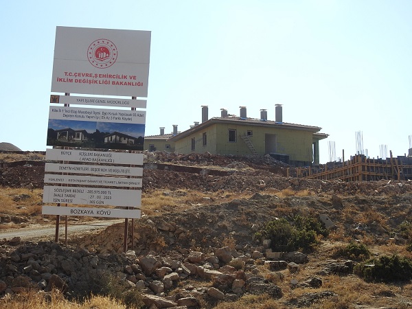 Foto - Köy evlerinin inşası devam ediyor