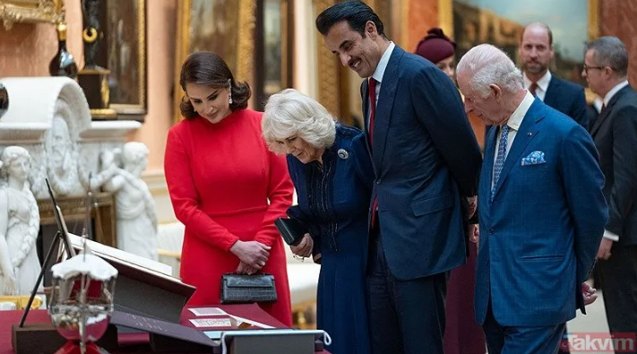 Foto - Kral Charles’tan Arapça selam! Kur’an’dan ayet okudu! Katar Emiri Sani'nin İngiltere ziyareti gündeme damga vurdu