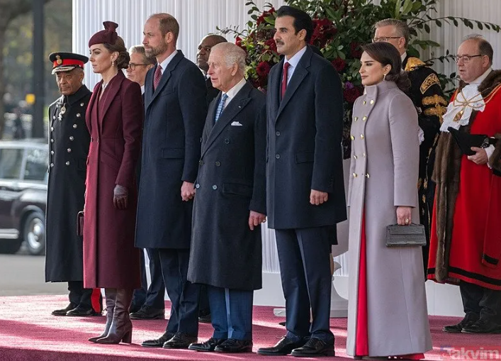 Foto - Kral Charles’tan Arapça selam! Kur’an’dan ayet okudu! Katar Emiri Sani'nin İngiltere ziyareti gündeme damga vurdu