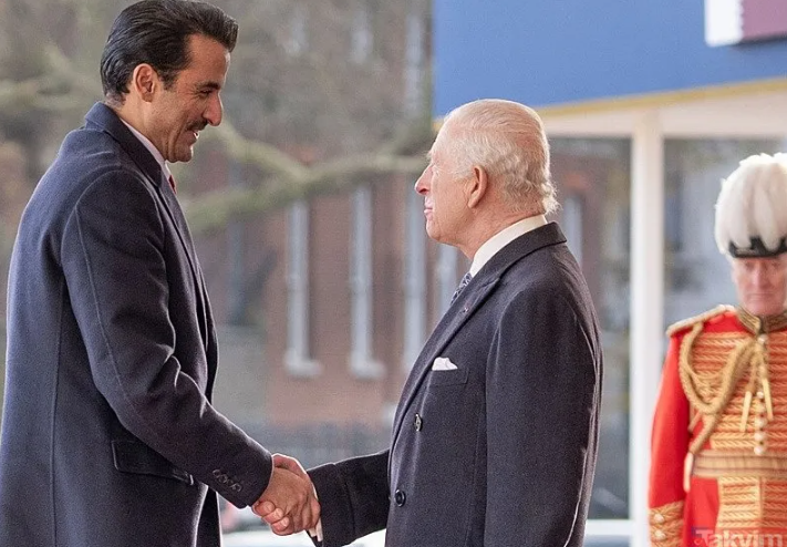 Foto - Kral Charles’tan Arapça selam! Kur’an’dan ayet okudu! Katar Emiri Sani'nin İngiltere ziyareti gündeme damga vurdu