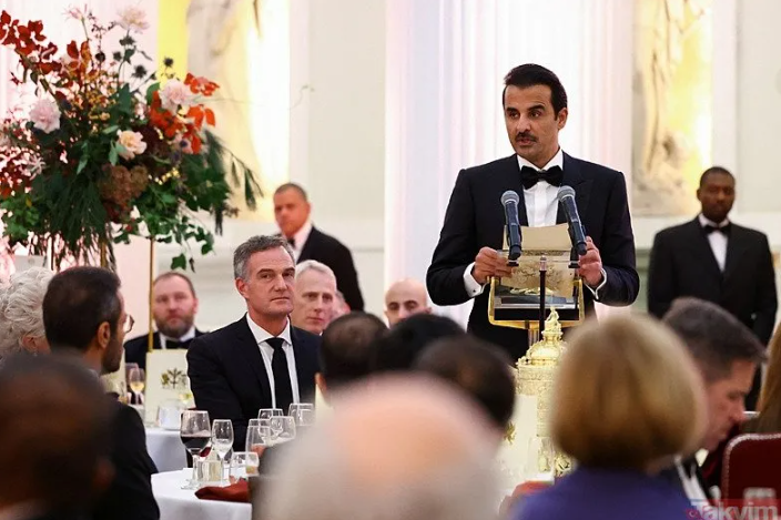 Foto - Kral Charles’tan Arapça selam! Kur’an’dan ayet okudu! Katar Emiri Sani'nin İngiltere ziyareti gündeme damga vurdu