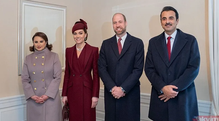 Foto - Kral Charles’tan Arapça selam! Kur’an’dan ayet okudu! Katar Emiri Sani'nin İngiltere ziyareti gündeme damga vurdu