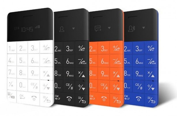 Foto - Kredi kartı boyutunda telefon üretildi, fiyatı ise oldukça iyi!