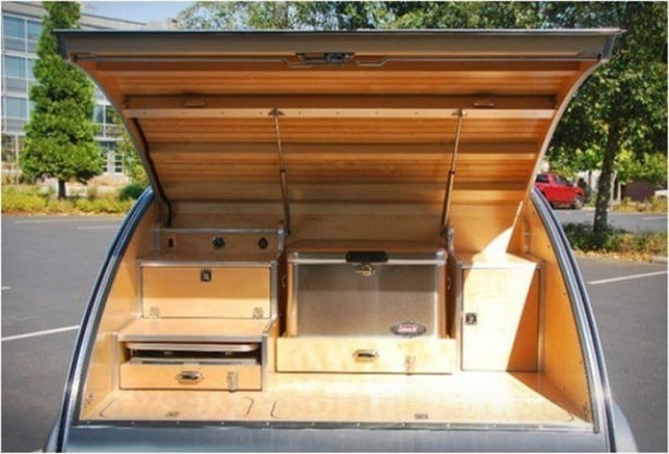 Foto - Küçücük römorka ev sığdırdı!