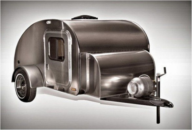 Foto - Küçücük römorka ev sığdırdı!