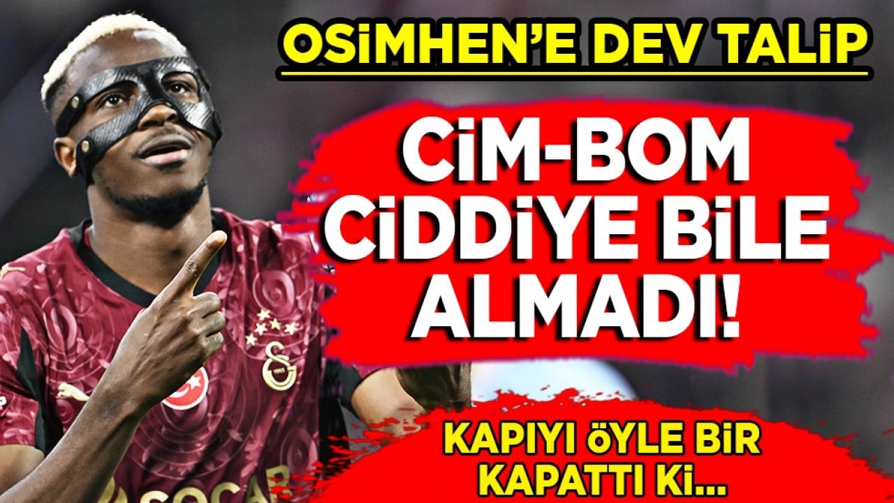 Küçük çaplı rakam bu: Galatasaray daha kulübe teklif ulaşmadan Osimhen kararını verdi! 