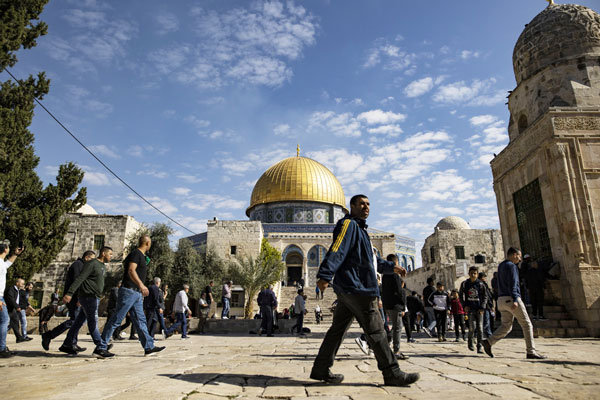 Foto - Kudüs'te cuma namazı