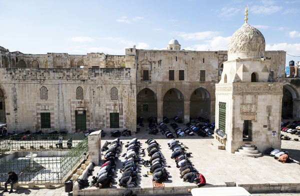 Foto - Kudüs'te cuma namazı