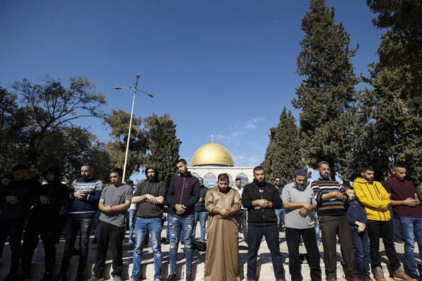 Foto - Kudüs'te cuma namazı