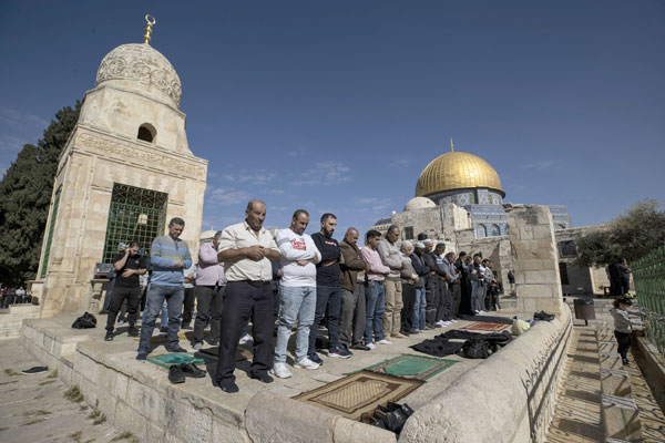 Foto - Kudüs'te cuma namazı