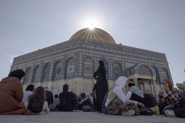 Foto - Kudüs'te cuma namazı