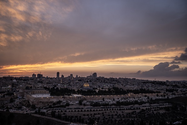 Foto - Kudüs'te gün batımı objektiflere yansıdı