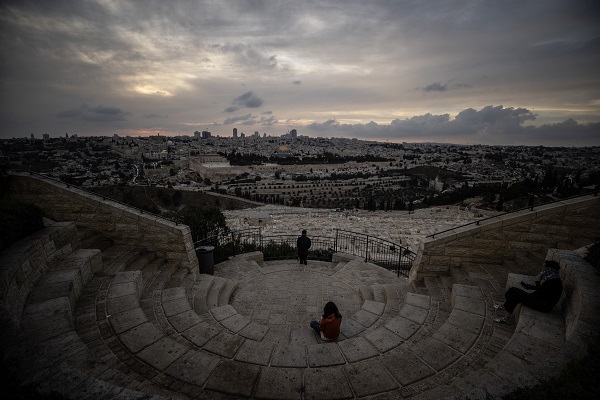 Foto - Kudüs'te gün batımı objektiflere yansıdı