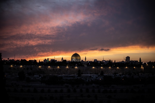 Foto - Kudüs'te gün batımı objektiflere yansıdı