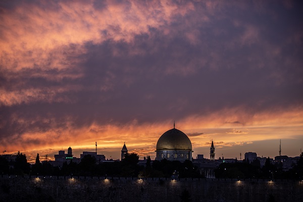 Foto - Kudüs'te gün batımı objektiflere yansıdı