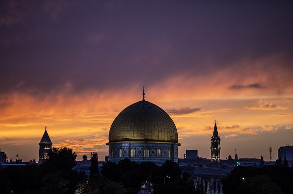 Foto - Kudüs'te gün batımı objektiflere yansıdı