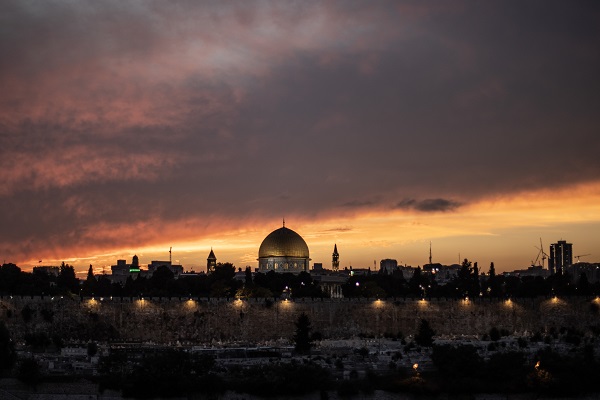 Foto - Kudüs'te gün batımı objektiflere yansıdı