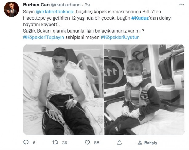 Foto - Kuduz olan küçük Mustafa, hayatını kaybetti! Sosyal medya ayağa kalktı! Hükümet, bakanlar, valilik ve belediye kamuoyundaki infiale hala sessiz!