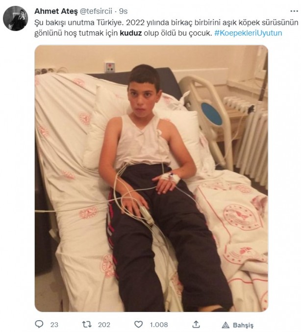 Foto - Kuduz olan küçük Mustafa, hayatını kaybetti! Sosyal medya ayağa kalktı! Hükümet, bakanlar, valilik ve belediye kamuoyundaki infiale hala sessiz!