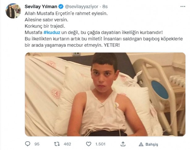 Foto - Kuduz olan küçük Mustafa, hayatını kaybetti! Sosyal medya ayağa kalktı! Hükümet, bakanlar, valilik ve belediye kamuoyundaki infiale hala sessiz!