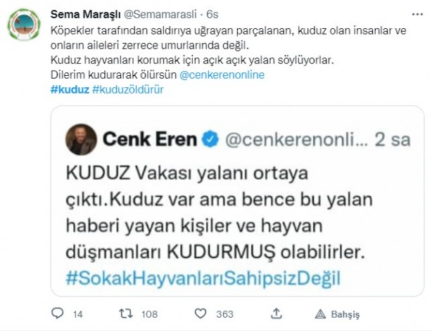 Foto - 'Kuduz' skandalının ardından vatandaşlar ayağa kalktı! Dezenformasyon yapan Cenk Eren'e sert tepki