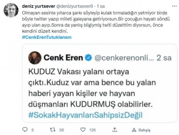 Foto - 'Kuduz' skandalının ardından vatandaşlar ayağa kalktı! Dezenformasyon yapan Cenk Eren'e sert tepki