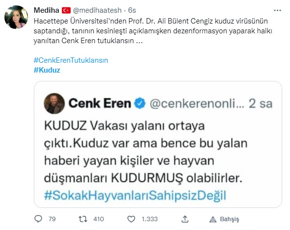 Foto - 'Kuduz' skandalının ardından vatandaşlar ayağa kalktı! Dezenformasyon yapan Cenk Eren'e sert tepki