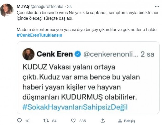 Foto - 'Kuduz' skandalının ardından vatandaşlar ayağa kalktı! Dezenformasyon yapan Cenk Eren'e sert tepki