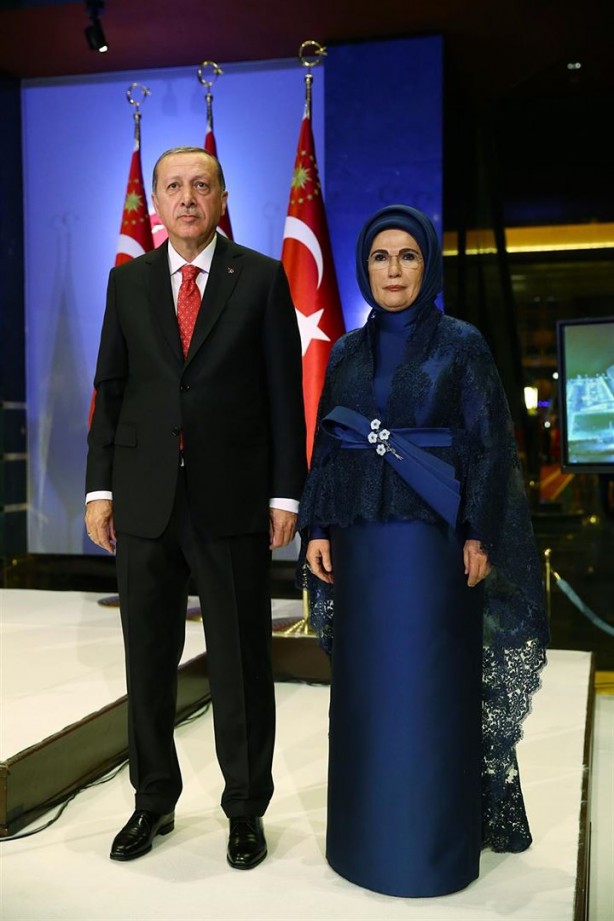 Külliyede'ki Cumhuriyet resepsiyonundan çarpıcı fotoğraflar