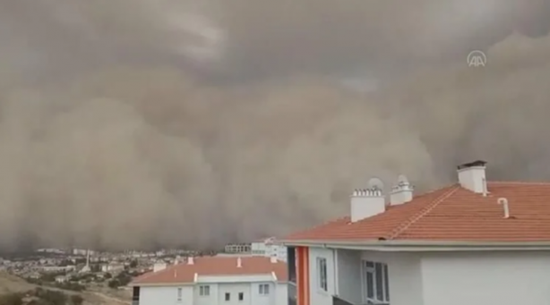 Foto - Kum fırtınası bir kenti daha vuracak