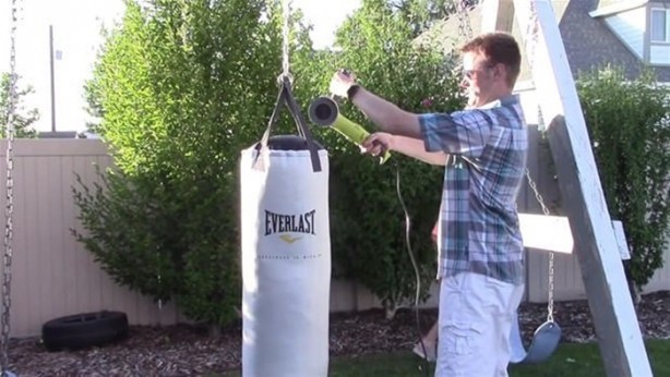 Foto - Kum torbasının içini açtılar, bakın ne çıktı!