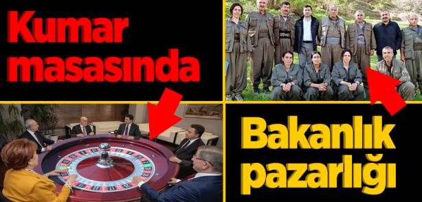 Kumar masasında bakanlık pazarlığı