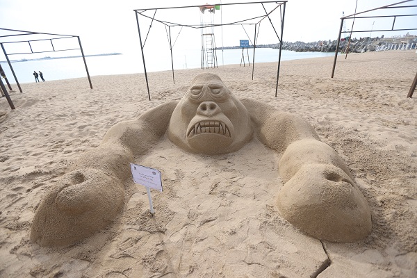 Foto - Kumdan heykeller yarıştı! 