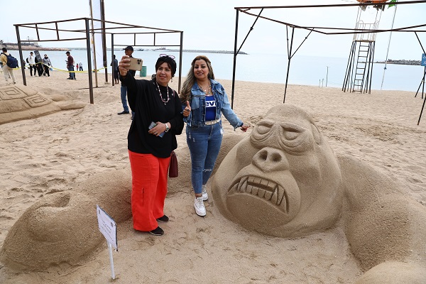 Foto - Kumdan heykeller yarıştı! 