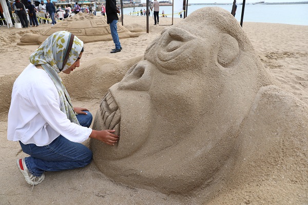 Foto - Kumdan heykeller yarıştı! 