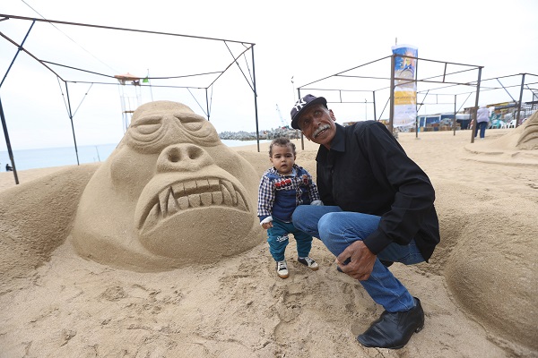 Foto - Kumdan heykeller yarıştı! 