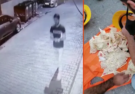 Kur-an’ı Kerim’i paramparça etti! O alçak kamerada