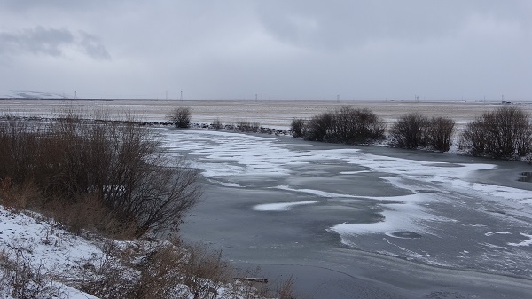 Foto - Kura Nehri buz tuttu
