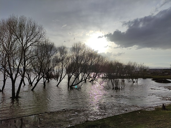 Foto - Kura Nehri taştı ortalık bu hale geldi