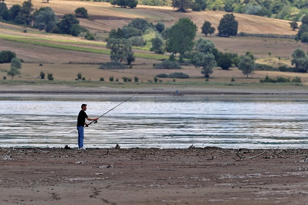 Foto - Kuraklık orayı da vurdu! Ladik Gölü küçülüyor
