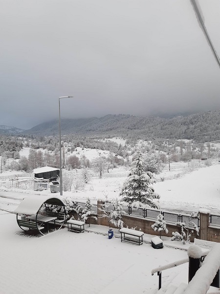 Foto - Kuraklık tehlikesiyle karşı karşıyaydı! Beklenen kar yağdı