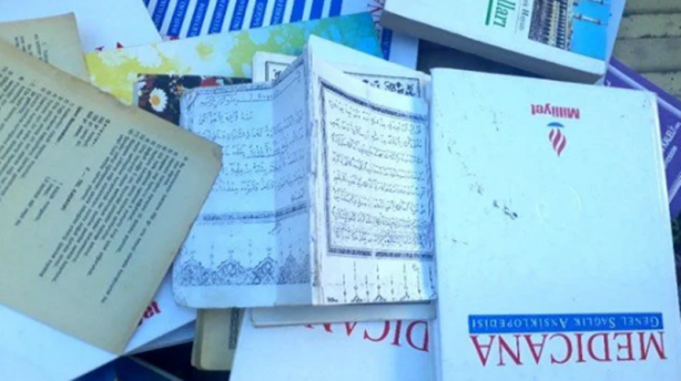 Foto - Kur'an-ı Kerim'e büyük saygısızlık!