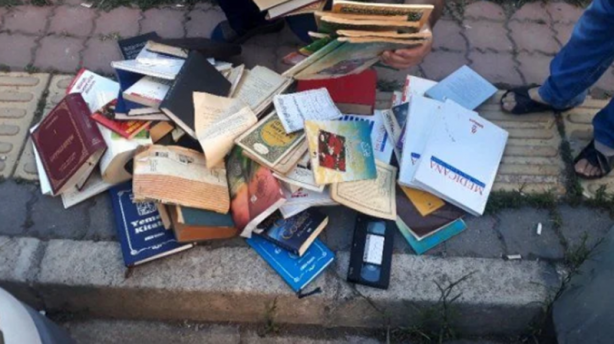 Foto - Kur'an-ı Kerim'e büyük saygısızlık!