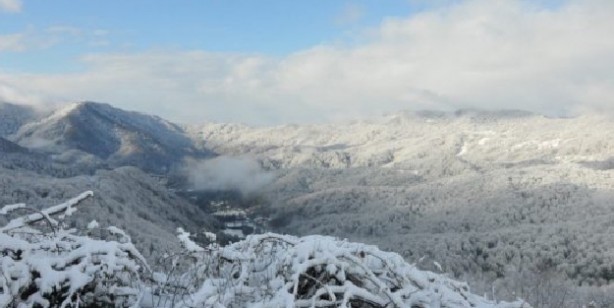 Foto - Küre Dağlarında kar yağışı etkili oldu