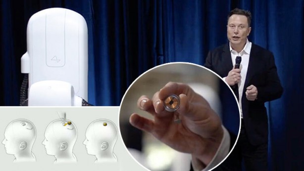 Küreselciler insanlığı robotlaştırmak için iş başında! Ve Elon Musk çipi tanıttı