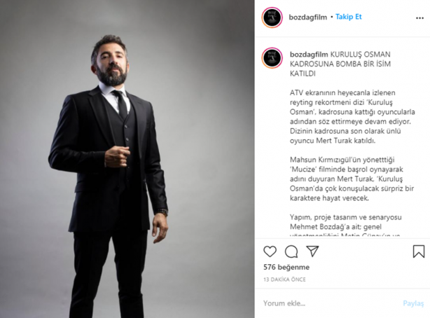 Foto - Kuruluş Osman dizisine bomba transfer