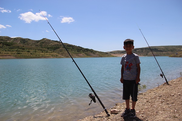 Foto - Kuruma noktasına gelmişti! Şimdi oltasına alan oraya koşuyor